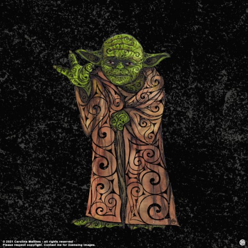 Swirly Yoda