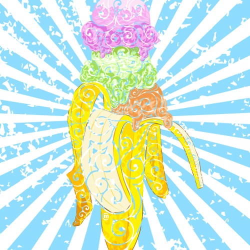 Swirly Ice Cream Banana