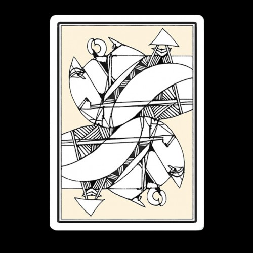 doodle design playing card