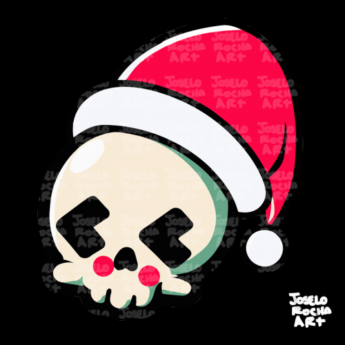 Christmas Shirt : Cute Christmas skull