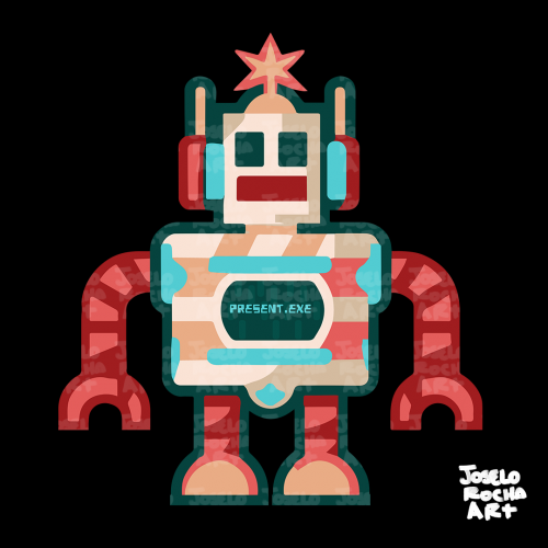 Christmas shirt : Christmas robot