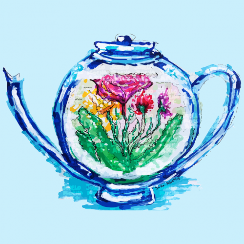 Flower Teapot