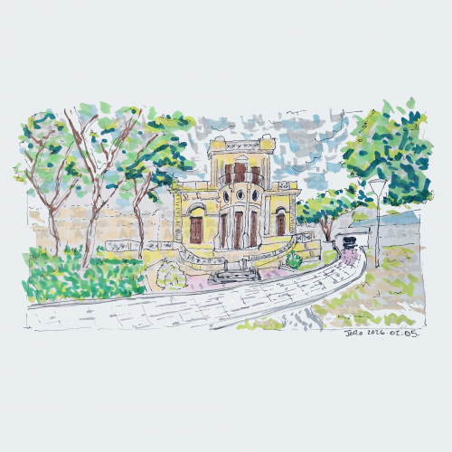 Yellow Historic Villa