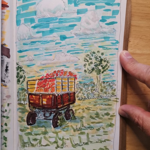 Autumn Harvest Wagon