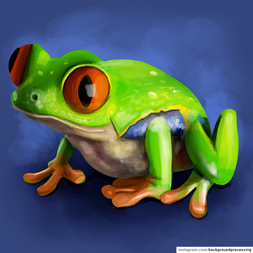 I drew a frog!