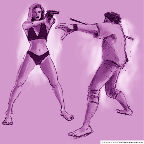 Action doodles