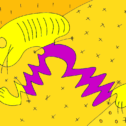 Alien in hurry