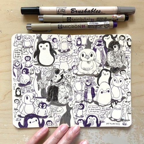 Sketchbook Doodle (14 Jan 2023)
