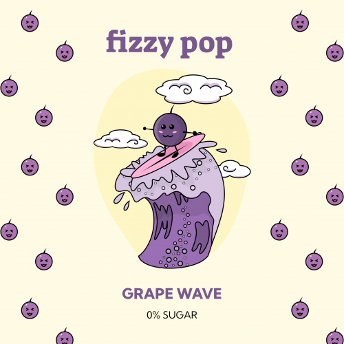 Grape wave package design