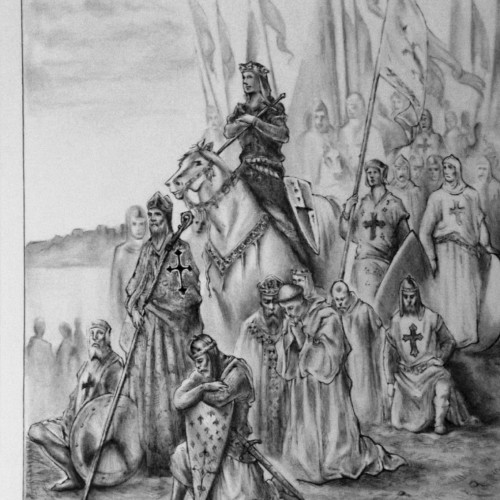 Gustave Doré - King Louis IX during his first crusade in 1249