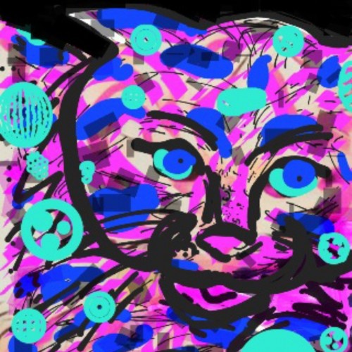 Trippy leopard 