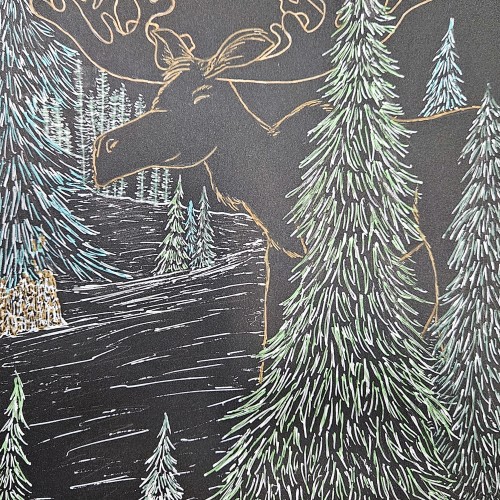 Forest moose 