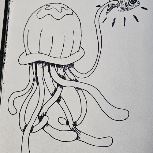 Day 11 sting @inktober