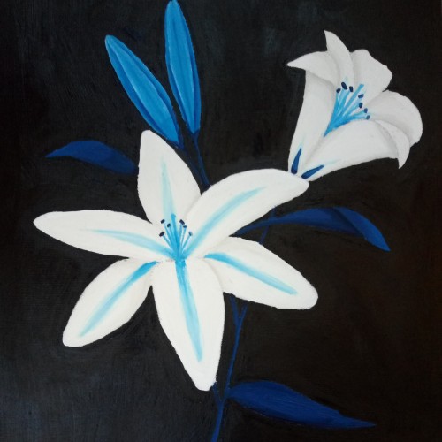 Blue Lilies