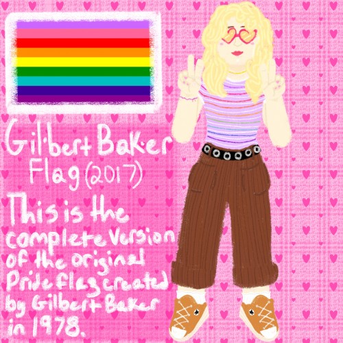 Gilbert Baker Pride Flag