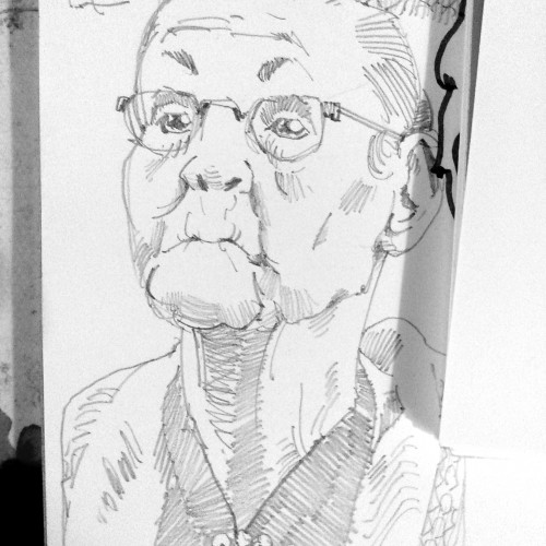 Old lady sketch