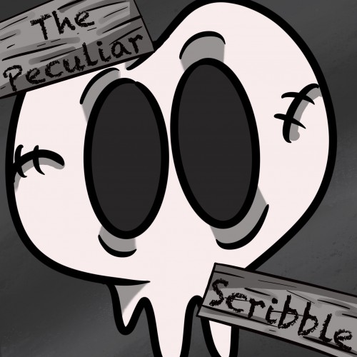 The Pecuilar Scribble Logo