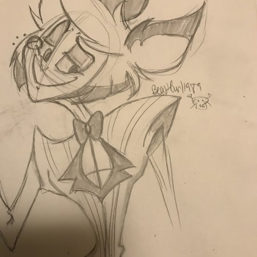 Alastor Sketch Cutie