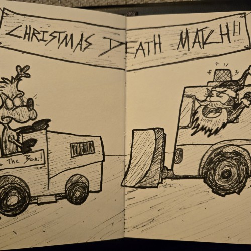 Scribbles with Sarah: Danger Winter Theme