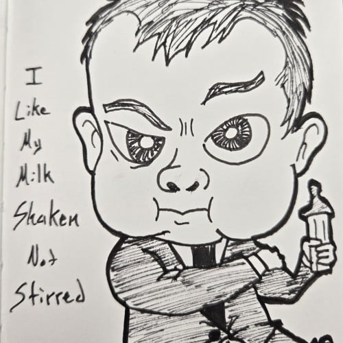 Scribbles with Sarah: Famous Characters as Kids