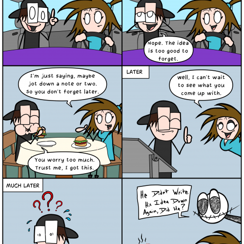 I Should Write That Down