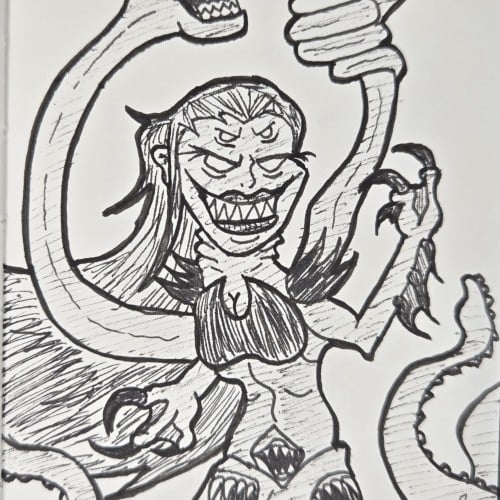 Scribbles: Sea Monsters