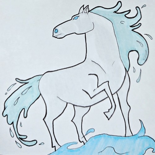 Scribbles: Mythical Horses