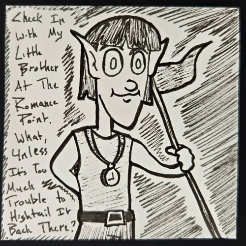 Older Racing Bro (A Link Between Worlds)