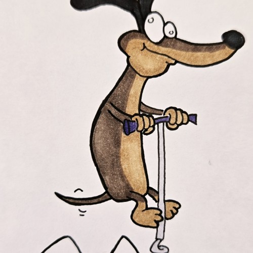 Scribbles: Dogs with Toys
