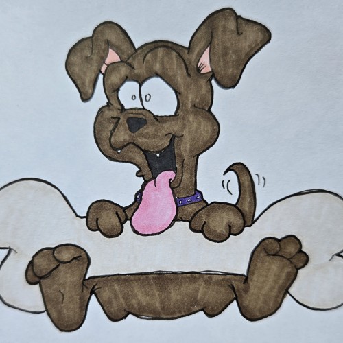 Scribbles: Dogs with Toys