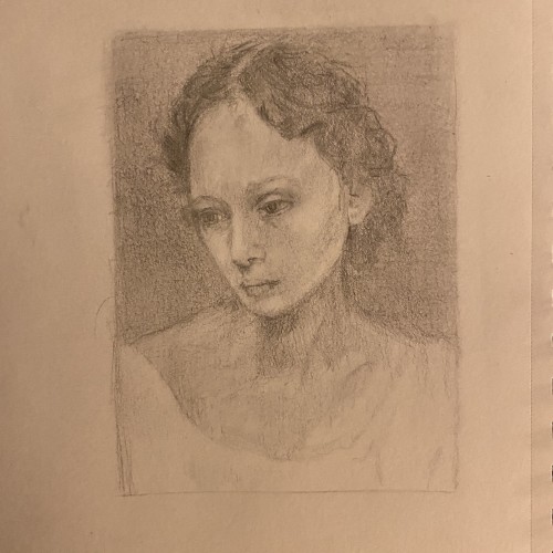 Portrait Study in Soft Line