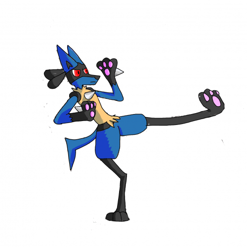 Lucario Kleki Sketch