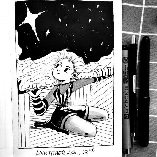 Inktober23: celestial