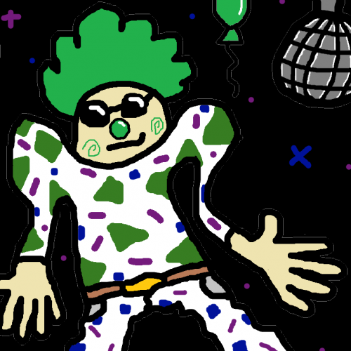 Green Clown Dancer