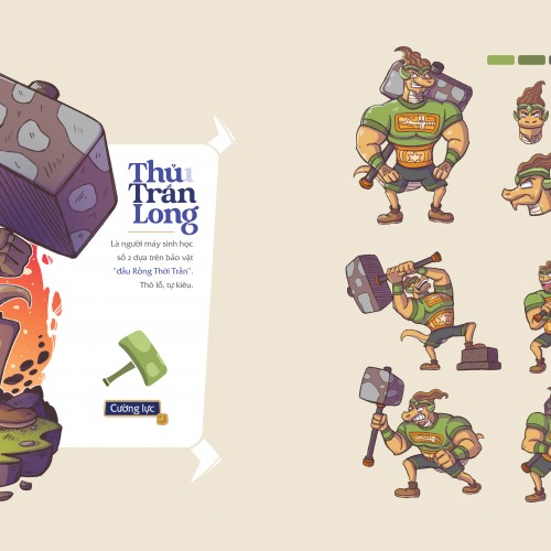 thu tran long character of game dat 3 mien