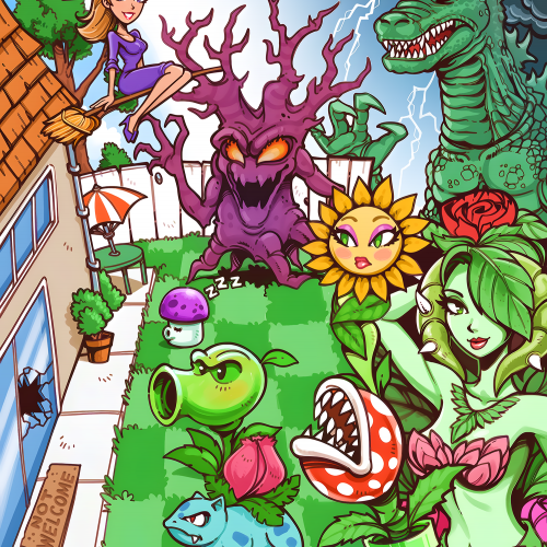 Plants vs Zombies fanart