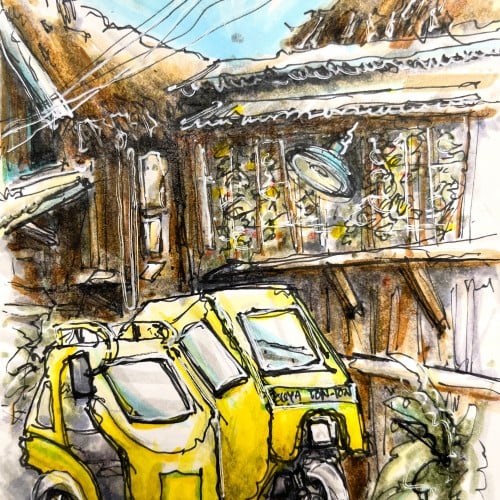 Yellow Tricycle