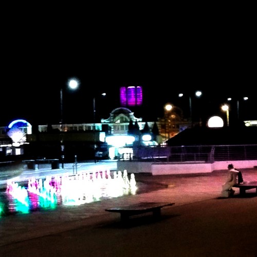 Southend Seafront in the Evening colourfuls night lights