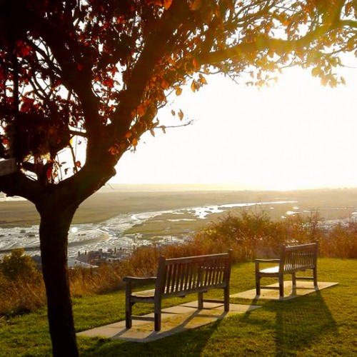 View On Top Of Old Leigh