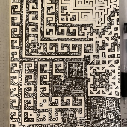 Corner offset pattern study