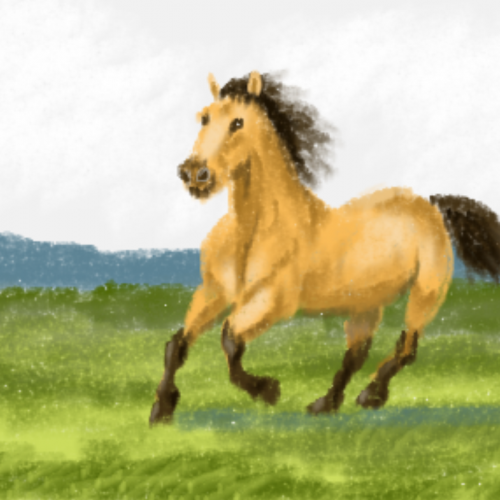 Dun Horse