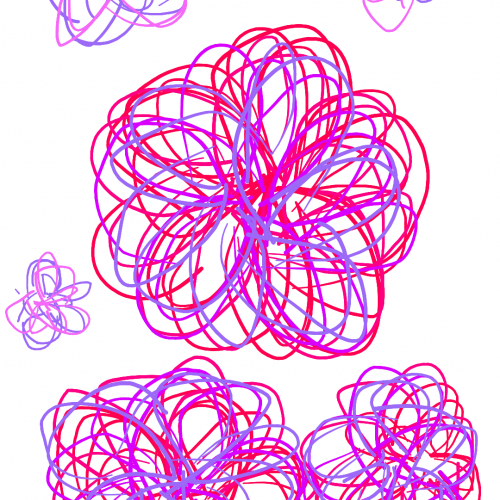 The veins of flowers