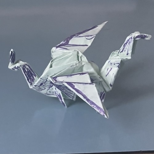 A lil origami dragon I made