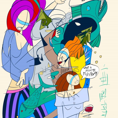 A Strange Fish Party
