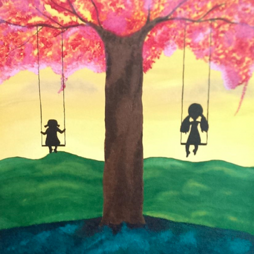 Swinging sisters