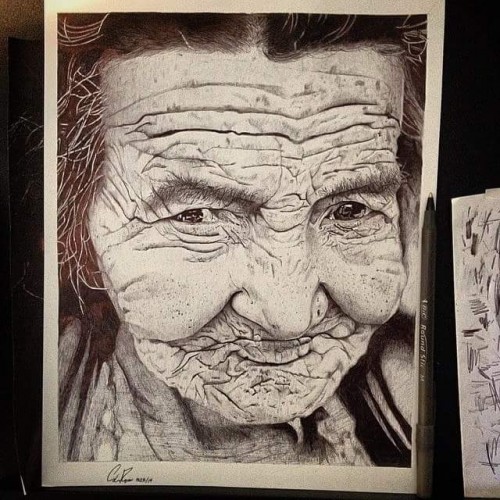 Old lady.