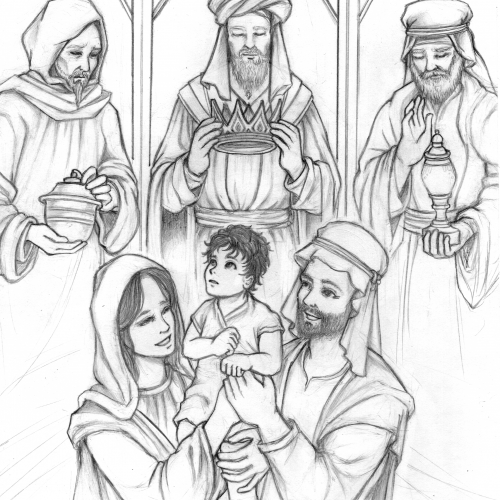 Gift of the Magi - sketch