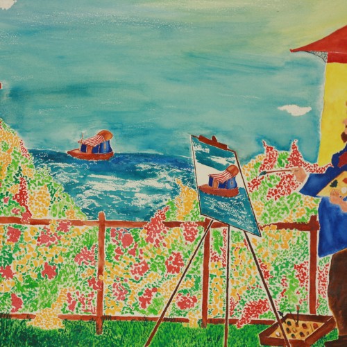 Monet Painting