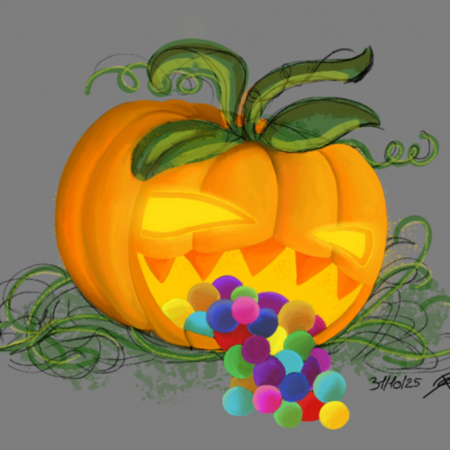 *Sketch* Pumpkin N Candies