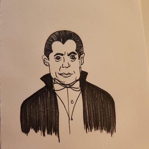Doodles with Dane - Movie Monsters - Dracula